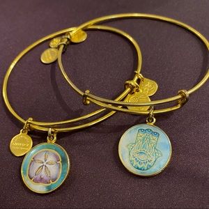 2 Alex and Ani bangles